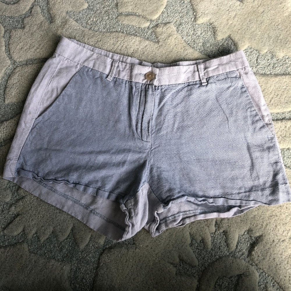Gap Blue Two Tone Colorblock Shorts Size 4